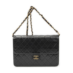 Chanel Vintage Push Lock Straight Flap